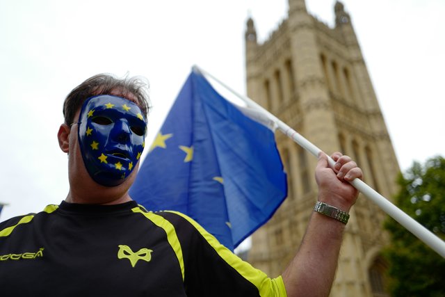 <p>Демонстрація в Лондоні. Фото: AFP</p>