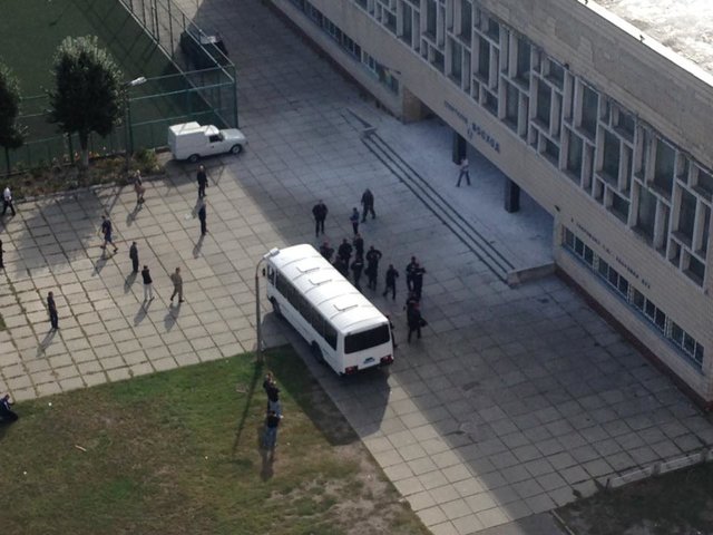 Конфликт произошел возле здания спорткомплекса. Фото: facebook.com/liliia.melnykova