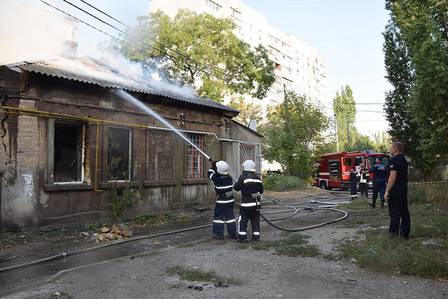 <p>Пожежа в Миколаєві. Фото: ДСНС</p>