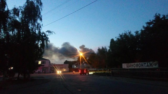 В Белой Церкви горит фармзавод, фото Facebook | Фото: Влад Антонов