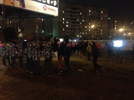 Возле АЗС произошел конфликт. Фото: kyiv.npu.gov.ua