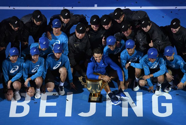 <p>Рафаель Надаль – переможець турніру в Пекіні. фото AFP</p>