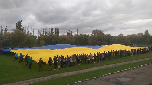 Во время торжественной акции. Фото: Facebook.com, ogo.ua