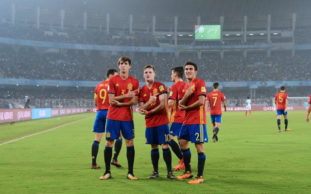 Англия – Испания 5:2. Фото AFP