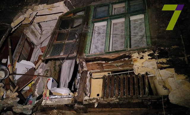 В Одессе частично обвалился жилой дом