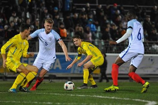 U21. Украина – Англия – 0:2. Фото ФФУ