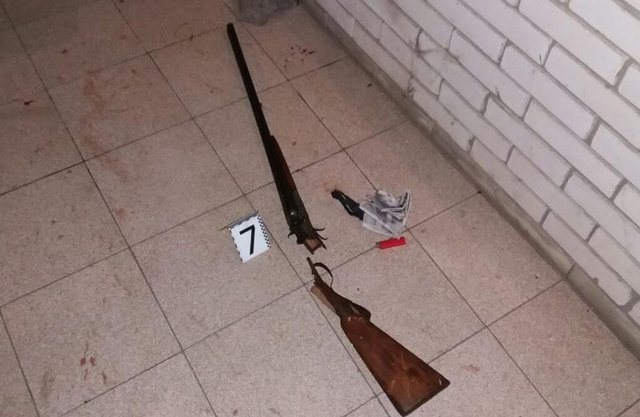 Мужчина устроил стрельбу в доме бывшей жены. Фото ГУ НП в Киевской области