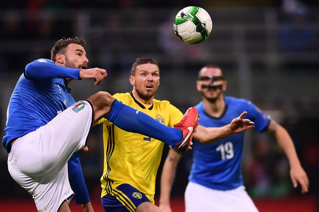 <p>Італія – Швеція – 0:0. Фото AFP</p>