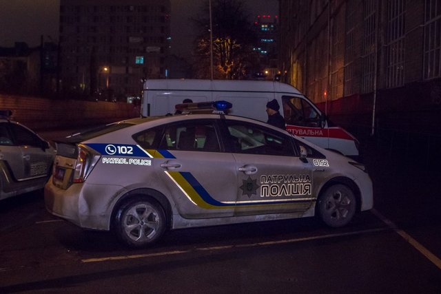 <p>Пожежа на Малевича. Фото: kiev.informator.ua</p>