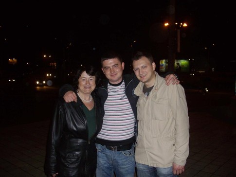 Жанна Линькова с сыновьями – Андреем и Игорем