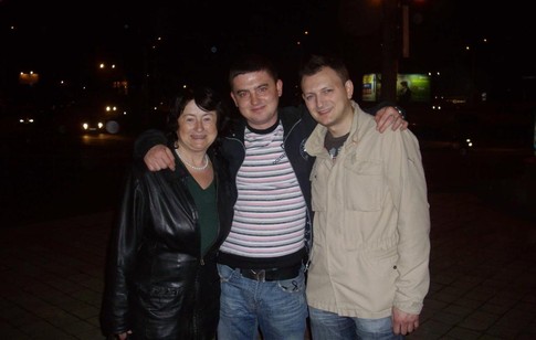 Жанна Линькова с сыновьями Андреем и Игорем
