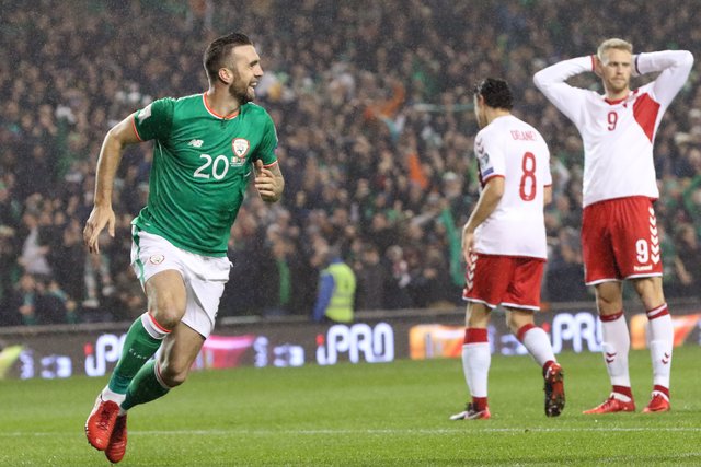 Ирландия – Дания – 1:5. Фото AFP