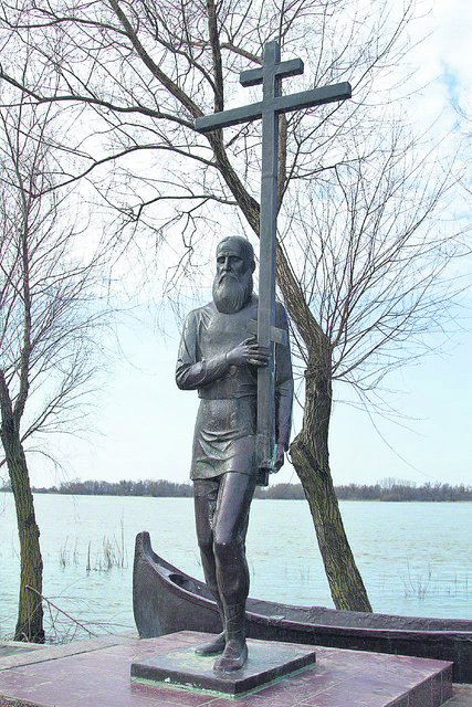 В Вилково. Памятник староверу. Фото: tgavan.com.ua