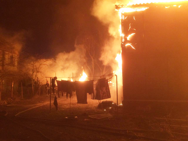 Пожар под Киевом. Фото: kyivobl.dsns.gov.ua