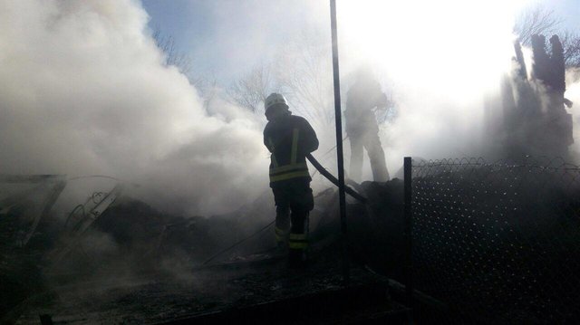 <p>Пожежа під Києвом. Фото: kyivobl.dsns.gov.ua</p>