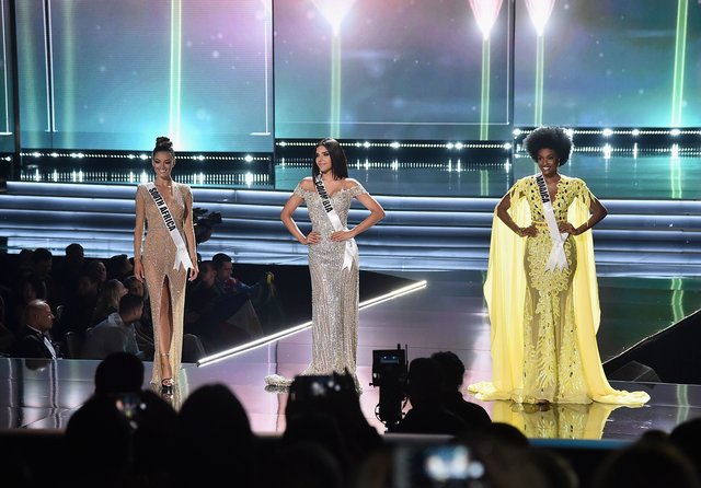 Три финалистки конкурса Мисс Вселенная 2017. Фото AFP