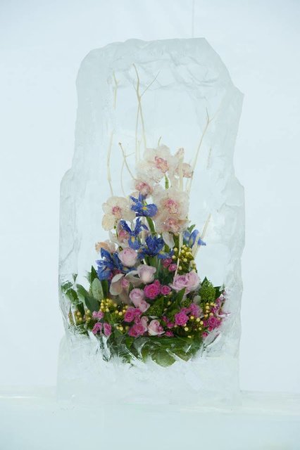 Всего на выставке представят 20 ледяных скульптур. Фото: facebook.com/zelenbud