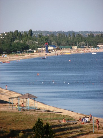 Вид на курортную зону со сторны с.Рыбаковка. Фото: А.Мазур