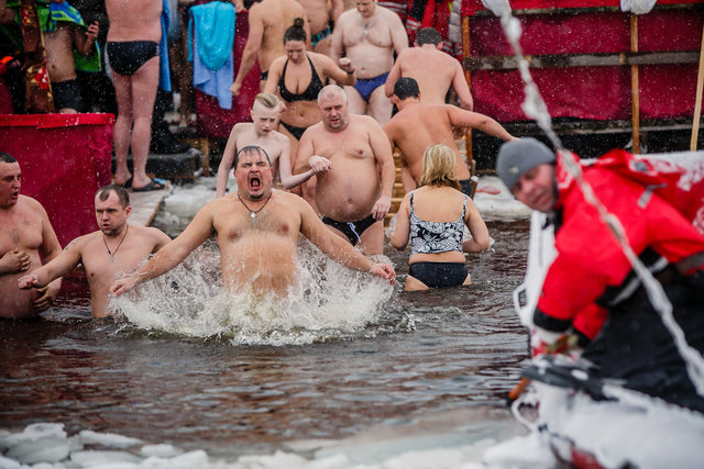 В Киеве праздовали Крещение | Фото: Данил Павлов