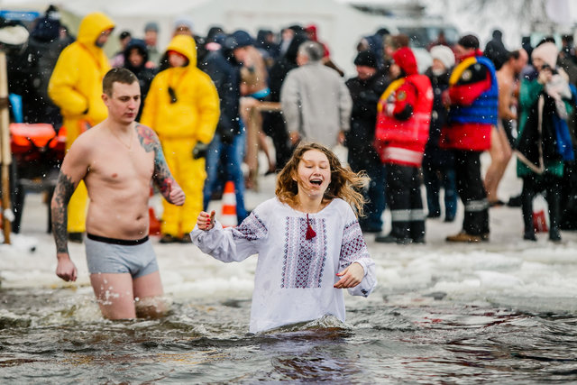 <p>У Києві святкували Водохреща</p> | Фото: Данило Павлов