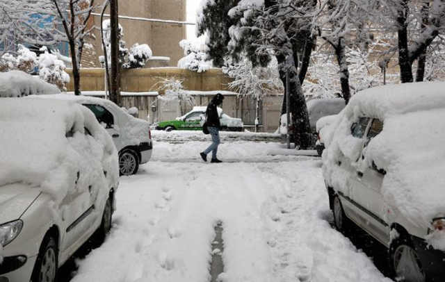 В Иране выпал снег. Фото: соцсети