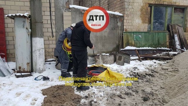 На стройке погиб мужчина. Фото: facebook.com/dtp.kiev.ua