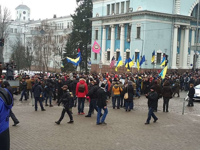 Марш сторонников Саакашвили. Фото: hromadskeradio.org