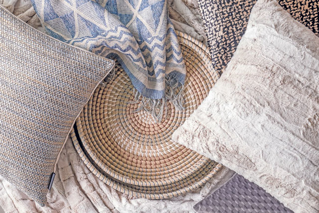 Текстиль. Различные плетения в моде. Фото: Dom Deco