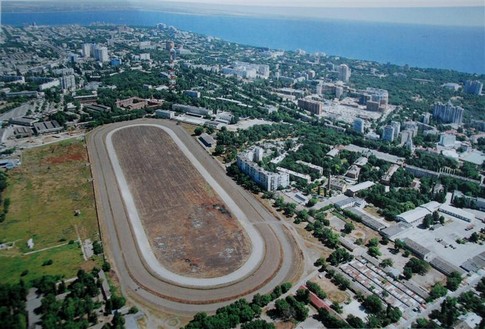 С высоты. Вид Одесского ипподрома с вертолета, фото К. Диланян