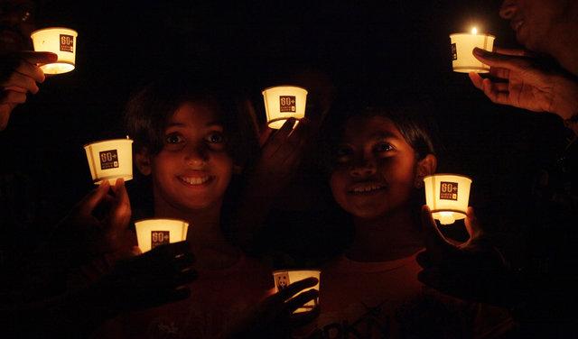 Час Земли в Мумбаи, Индия. 2011 год | Фото: Фото: Getty