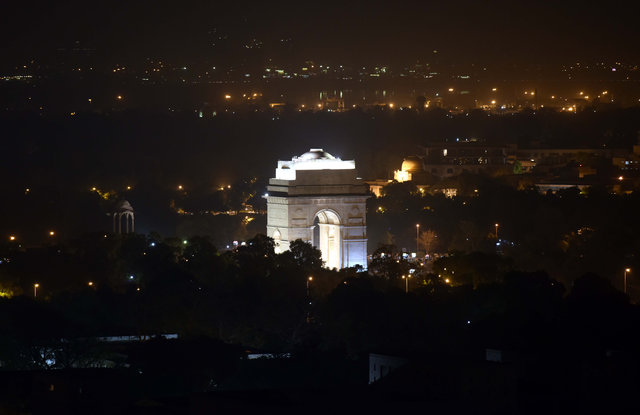 Час Земли в Нью-Дели, Индия, 2017 год | Фото: Фото: Getty