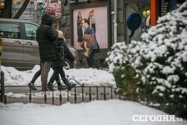 <p>Київ знову в снігу</p> | Фото: Данило Павлов