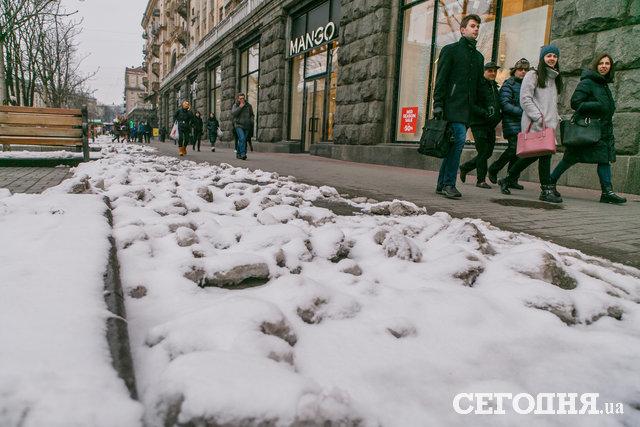 Киев снова в снегу | Фото: Данил Павлов