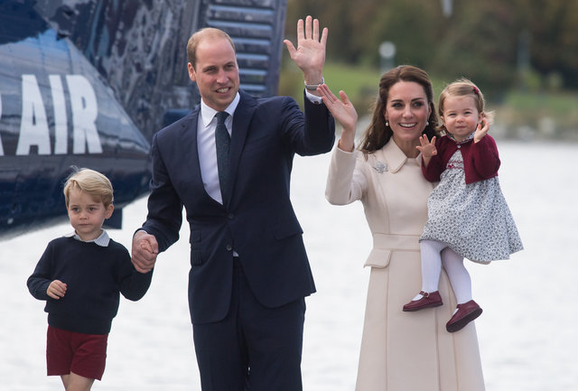 Кейт Міддлтон, Принц Вільям з дітьми Джорджем і Шарлоттою