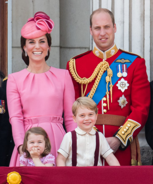 Кейт Міддлтон, Принц Вільям з дітьми Джорджем і Шарлоттою