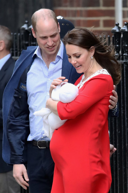 Кейт Миддлтон и принц Уильям показали новорожденного сына | Фото: Фото: Getty
