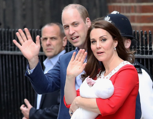 Кейт Миддлтон и принц Уильям показали новорожденного сына | Фото: Фото: Getty