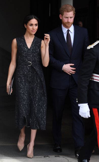 Меган Маркл с принцем Гарри | Фото: Фото: AFP