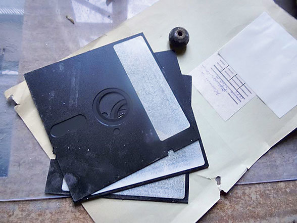 Технології. Старі дискети. Фото: НаУКМА