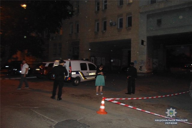 Нападение произошло на Подоле. Фото: kyiv.npu.gov.ua