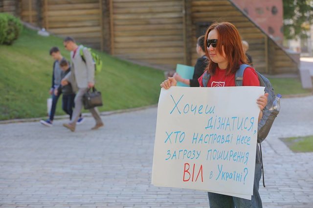 Завданням акції було привернути увагу людей до проблем трансгендерної спільноти. Фото: Natasha Kravchuk