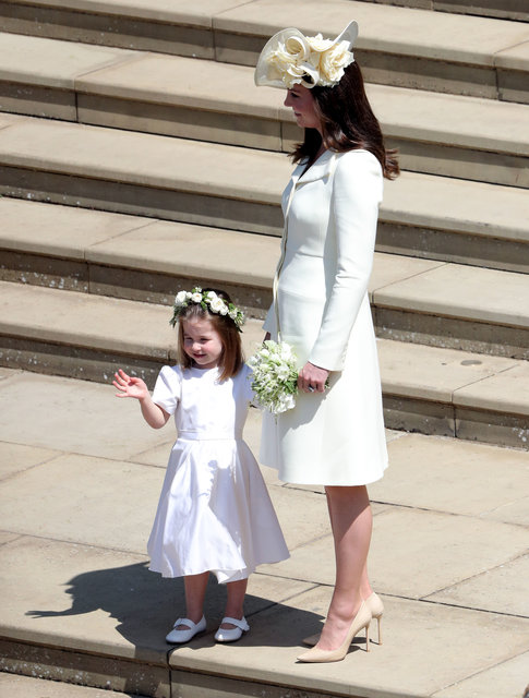 Кейт Міддлтон і принцеса Шарлотта на весіллі принца Гаррі і Меган Маркл | Фото: Фото: Getty