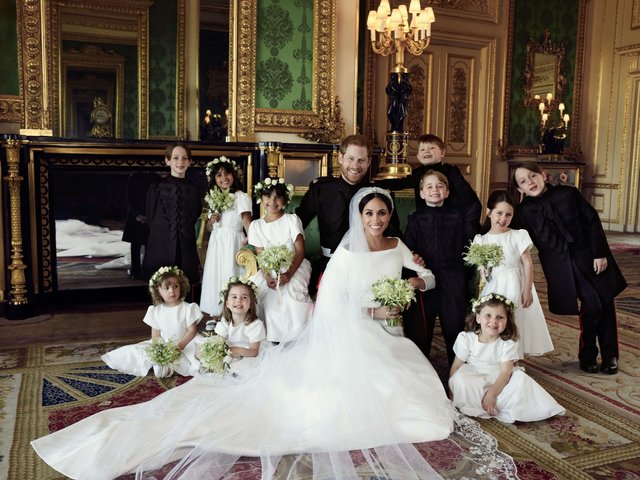 Официальные фото со свадьбы принца Гарри и Меган Маркл | Фото: twitter.com/kensingtonroyal
