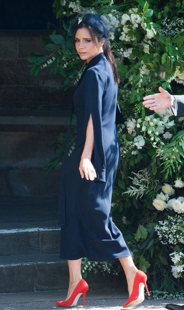 Виктория и Дэвид Бекхэм на свадьбе принца Гарри и Меган Маркл | Фото: Фото: Getty