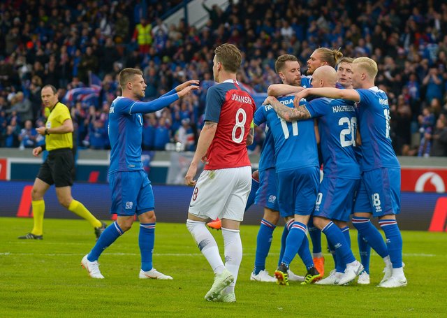 Ісландія – Норвегія – 2:3. Фото AFP