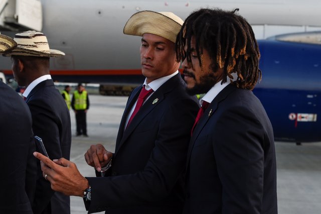 Сборная Панамы прибыла в Россию. Фото AFP