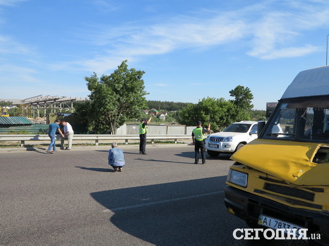 ДТП на Одесской трассе. Фото: А. Ракитин