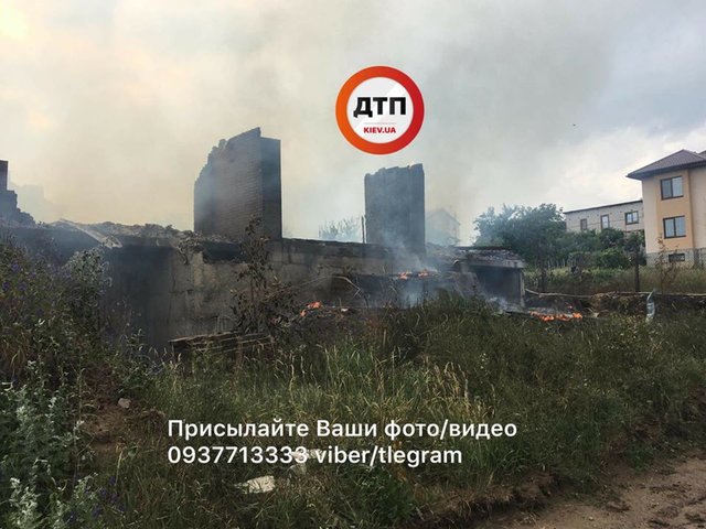 Пожежу локалізовано. Фото: facebook.com/dtp.kiev.ua