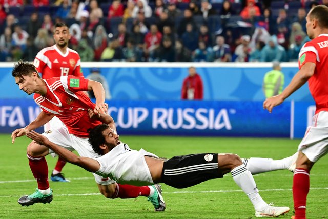 Россия – Египет – 3:1. Фото AFP