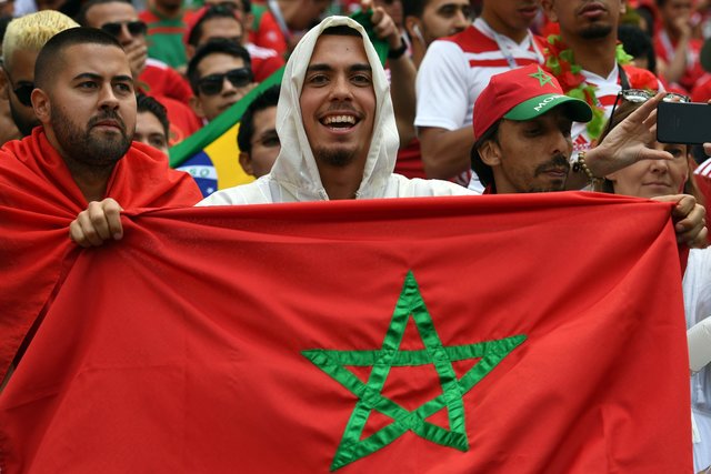 Тренировка сборной Марокко. Фото AFP
